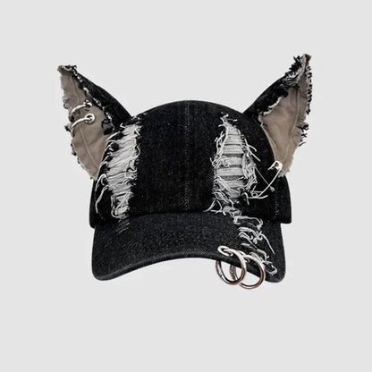 2025  Hip Hop Baseball Cap - Trendy Graffiti Jeans Style Cowboy Hat for Women/Men, Party & Team Unisex Fashion Accessory