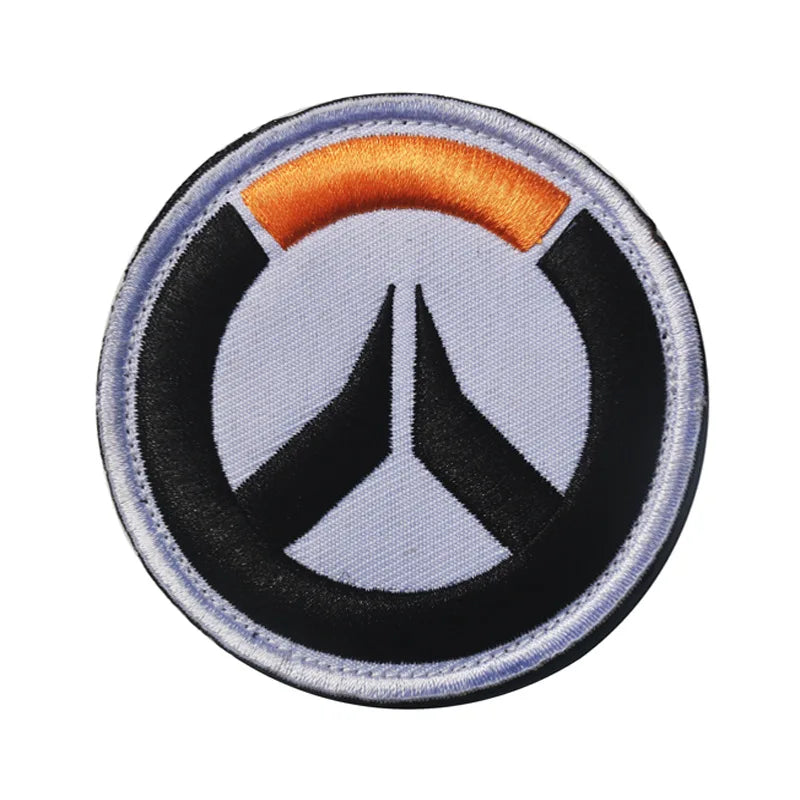 Patch mágico bordado Overwatch D.Va para braço, cosplay, mochila e roupa — decalque decorativo, merchandising para fãs e presente