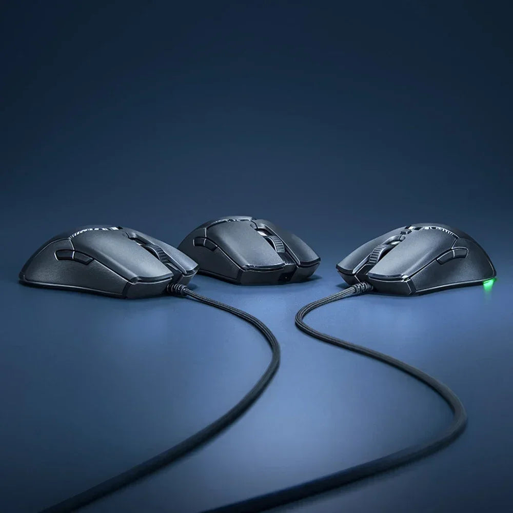 Razer NEW YEAR GIFT Presente Thunder Snake Viper Mini Rato Gaming com Cabo para Computador e Portátil Esports com Luz RGB, Rato para Mãos Pequenas