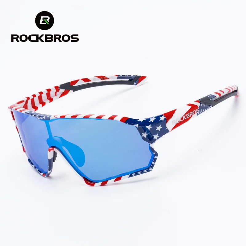ROCKBROS Kids Polarized Photochromic Cycling Glasses UV400 Protection Outdoor Sports Sunglasses Child MTB Bicycle Eyewear