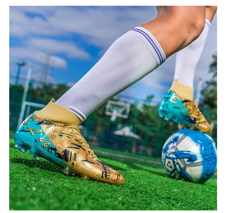 Botas de fútbol profesionales para hombre, zapatillas de fútbol Society, tacos de fútbol FG ultraligeros para entrenamiento, calzado deportivo de fútbol para exterior