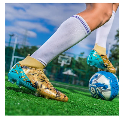 Botas de fútbol profesionales para hombre, zapatillas de fútbol Society, tacos de fútbol FG ultraligeros para entrenamiento, calzado deportivo de fútbol para exterior