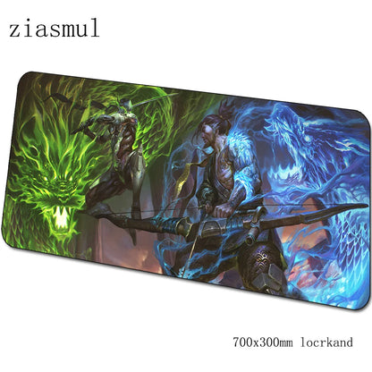 Alfombrilla de ratón Overwatch de dibujos animados para ordenador, 700x300x3mm, alfombrilla gaming grande Indie Pop para teclado, juegos de PC y escritorio gamer