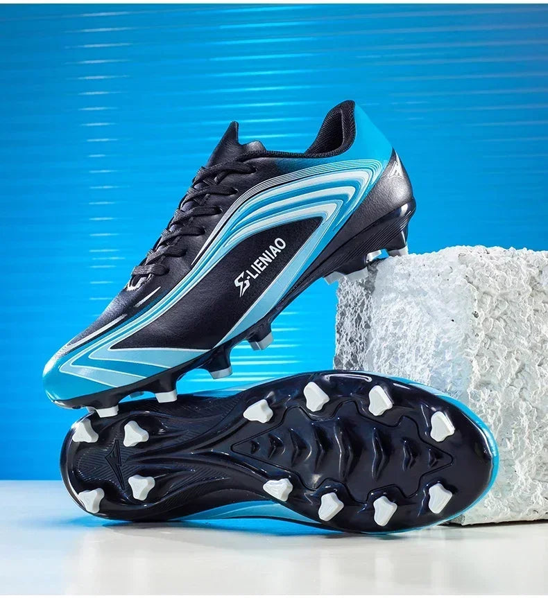 Nouvelles chaussures de football pour hommes, crampons de futsal, chaussures de soccer, chaussures de match, baskets d'intérieur de haute qualité, best-seller, antidérapantes, pour entraînement et extérieur