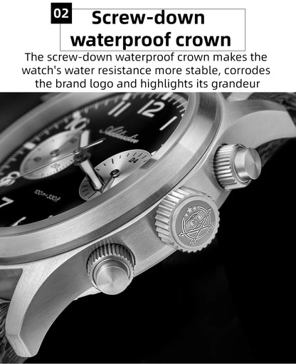 ADDIESDIVE 2025 Nuovi orologi da uomo Panda Eye, orologio al quarzo VK64 rétro di lusso per uomo, cronografo sportivo, impermeabile 100M, luminoso