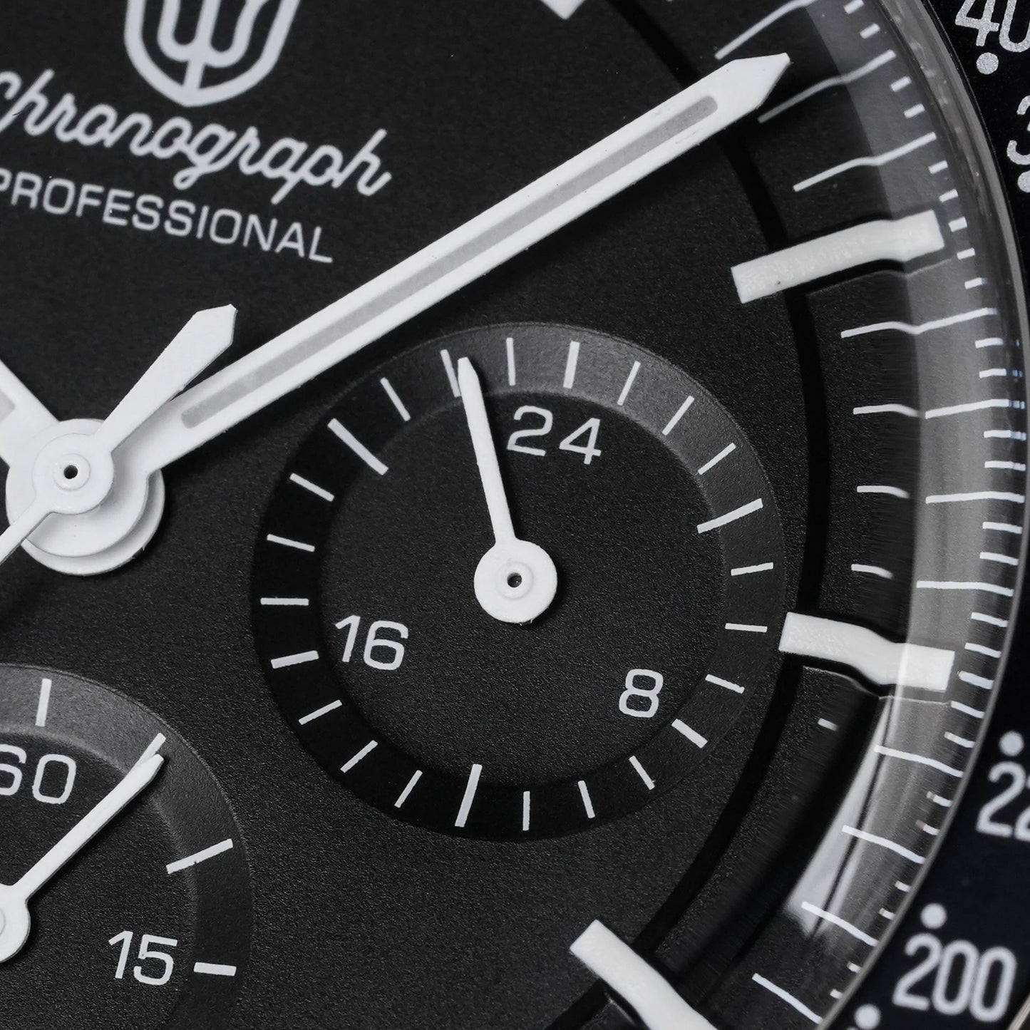 Watchdives WD1863 39mm VK63 Chronograph Watch, OTF Clasp, Sweep Quartz Movement, Sapphire, Luminous, 100m Waterproof