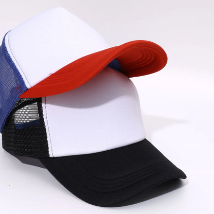 Customized Logo Mesh Baseball Caps Men Women 5 Panel Cheaper Trucker Hats Sports Team Snapback Caps Summer Sun Dad Hat Gorras