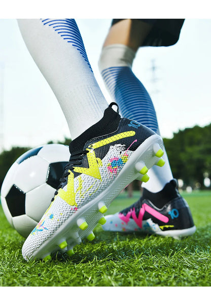 Chaussures de football pour hommes, crampons de terrain professionnels, résistants, décontractés, antidérapants, de haute qualité.