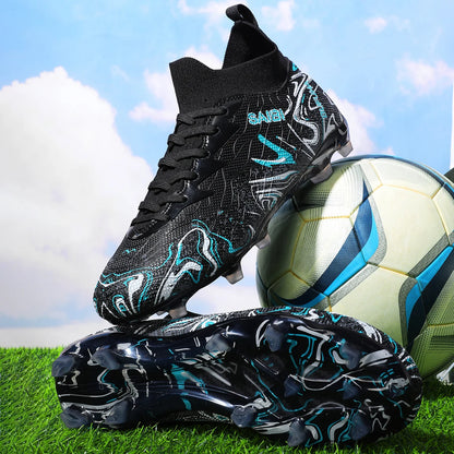 Professionelle, atmungsaktive Fußballschuhe FG mit langen Stollen – strapazierfähige und rutschfeste Sportschuhe, unverzichtbar für Fans
