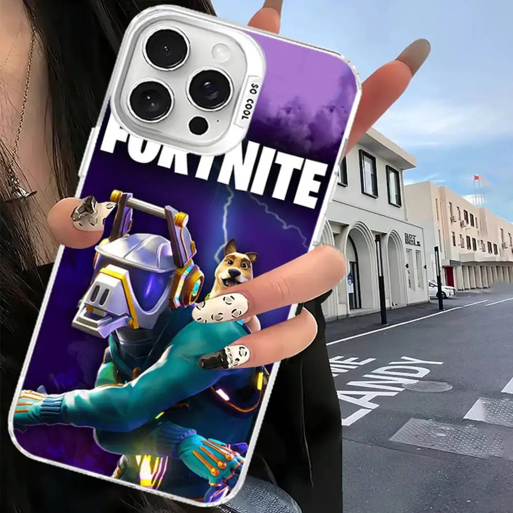 Klassische Gaming-Hülle Hot Fortnites für Xiaomi Redmi Note 7 8 9 9S 10 11 12 13 14 15 Pro Plus 4G 5G, stoßfestes mattes Back Cover