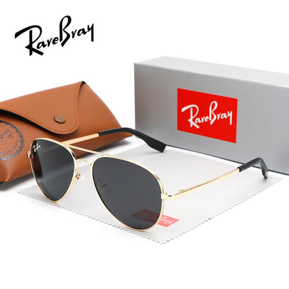 Brand Design Pilot Polarized Sunglasses For Men Women Fashion Trend Outdoor Cycling Car Driving Sun Glasses Goggle Eyewear