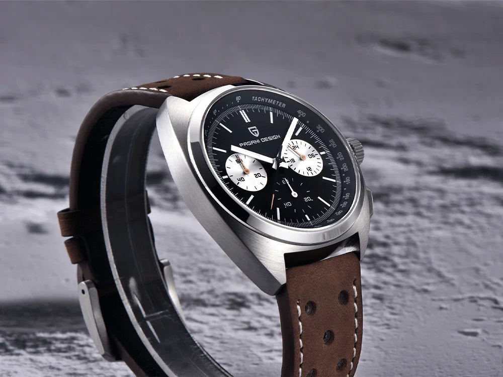 Pagani Design 2026 Fashion Men's Quartz Watch Top Brand Luxury Sapphire VK63 Men's Chronograph All-Steel Diving Relógios Masculino