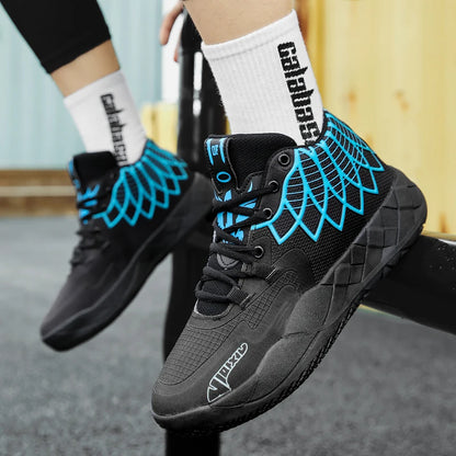 Youth Basketball Shoes for Actual Combat, Outdoor Comfortable Cushioning, Wear-Resistant, Fashionable, Breathable, High Quality