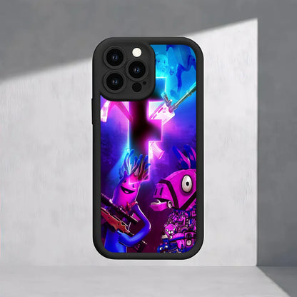F-Fortnite Gaming-Handyhülle für iPhone 17e 17 16e 16 15 14 13 12 11 Air Pro Max Mini XR XS X 7 8 6 6s Plus, weiche TPU-Rückhülle