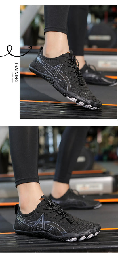„Aqua Shoes“ vyriški vandens batai, basų kojų paplūdimio batai, unisex greitai džiūstantys lauko batai su vata, sporto salės treniruočių avalynė, sportiniai bateliai, dydžiai 35–46