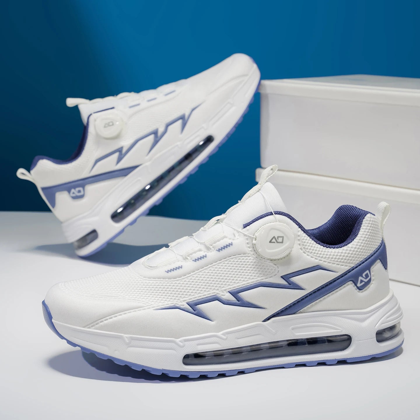 Spring & Summer Men's Running Shoes Outdoor Hiking, Wear-Resistant Trail Shoes with BOA Closure, Breathable Sports & Casual Style