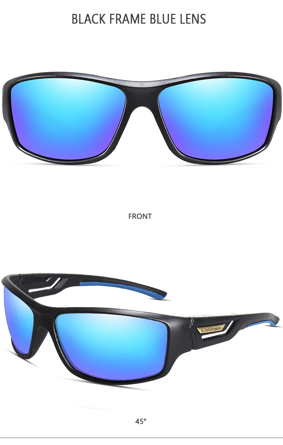 LOISRUBY Camouflage Polarized Cycling Driving Sunglasses Outdoor Tacakle Protection Sports Fishing Running Goggles