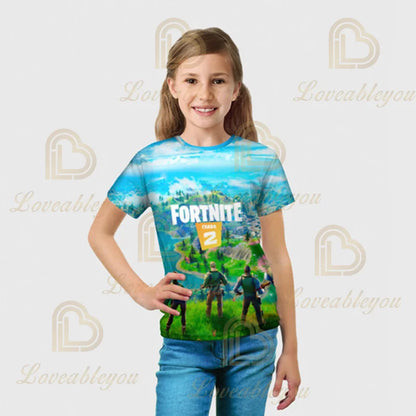 Fortnite Hoodie 3D Printed Plus Size Hooded Sweatshirt T-shirt Kids Fashion Streetwear Hoodie Casual Jacket