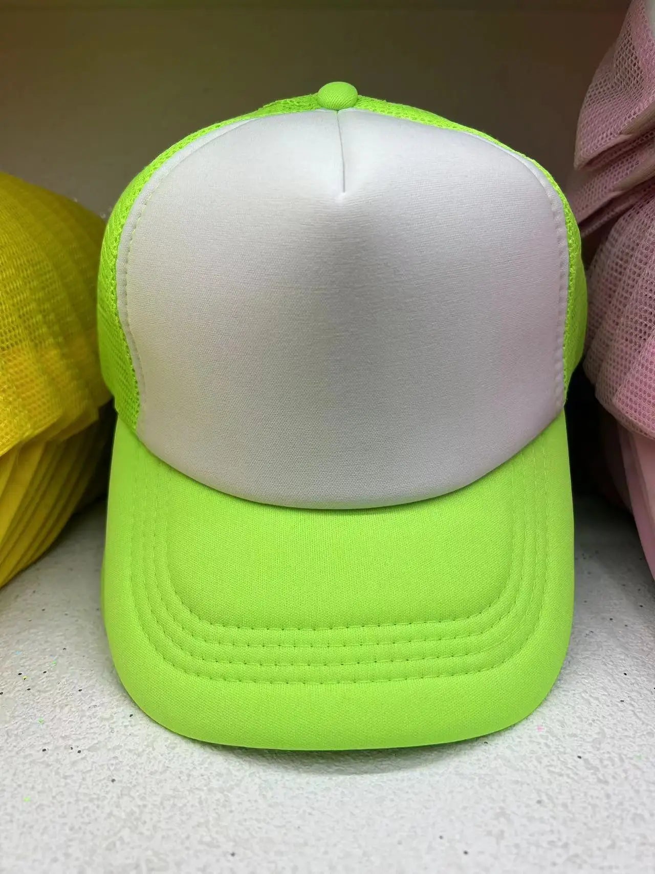 Customized Logo Mesh Baseball Caps Men Women 5 Panel Cheaper Trucker Hats Sports Team Snapback Caps Summer Sun Dad Hat Gorras