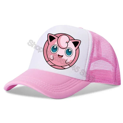 Pokemons Child Baseball Cap Cartoon Pikachu Printed Casual Hats Boys Outdoor Sun Hat Adjustable Peaked Cap Kids Birthday Gifts