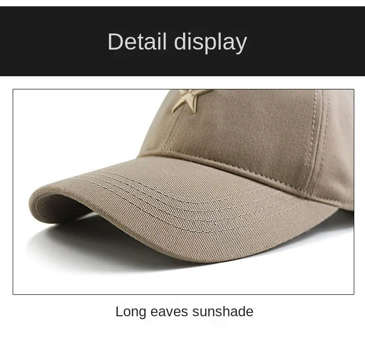 Big Head Plus Size Baseball Cap 100% Cotton Fits Men Women Adjustable Dad Hat Oversize 58-60cm 61-65cm