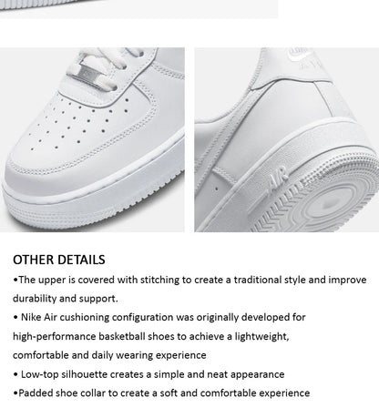Original Nike Schuhe für Herren und Damen, neue AIR FORCE 1 Board-Schuhe, klassische modische AF1 Freizeitschuhe DD8959-100