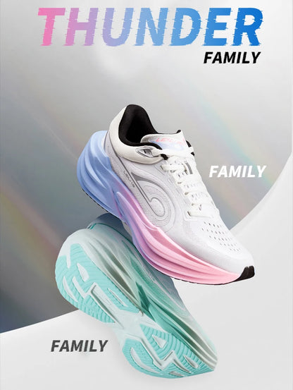 QIAODAN TG1.0 Women's Marathon Running Shoes 2026 New Platform Racing Shock Absorption Soft Long Distance Sneakers QDB022253285