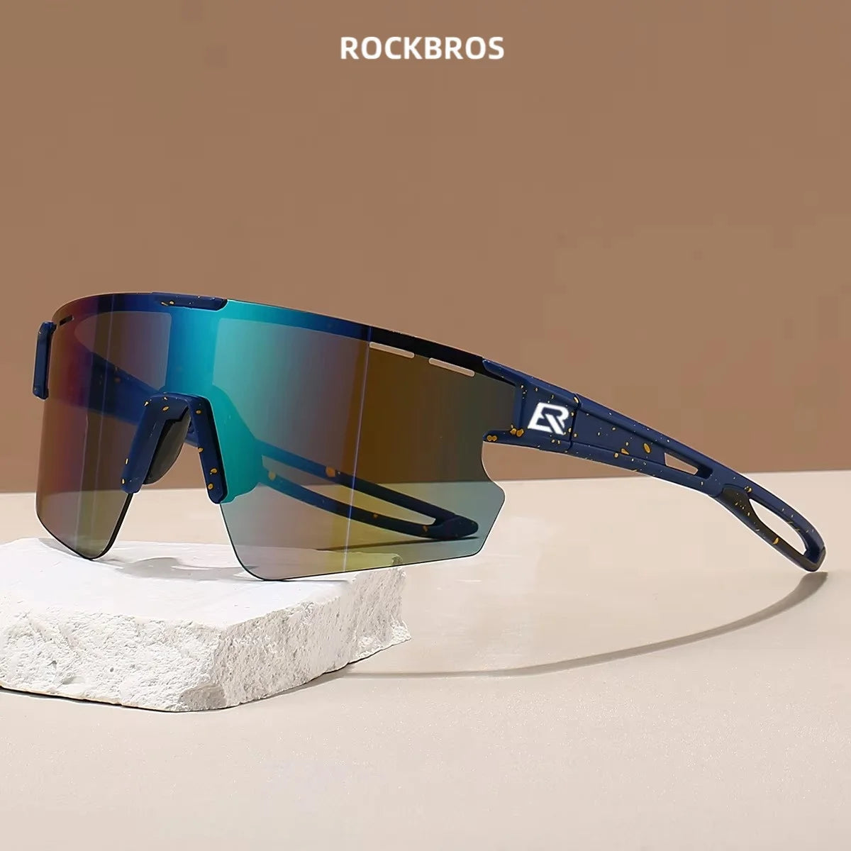 ROCKBROS New Bicycle Glasses, UV400, Anti Stray Light, Suitable for Cycling, Driving, Fishing, Hiking, Etc