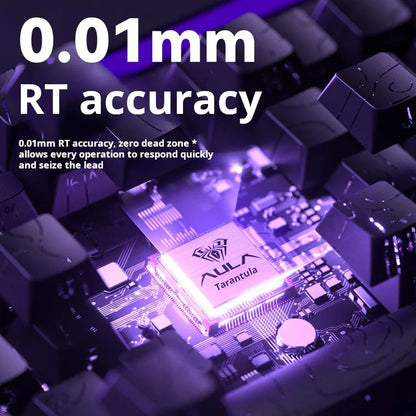AULA HERO 68 HE Gaming-Mechanische Tastatur Magnetische Achse RT Kabelgebunden RGB-Beleuchtung 8K Polling-Rate Seitenbeschriftung