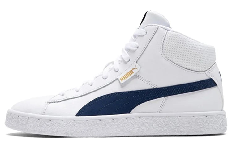 Puma 1948, baskets montantes en cuir, modèle simple et tendance, baskets blanches, 359169-08.