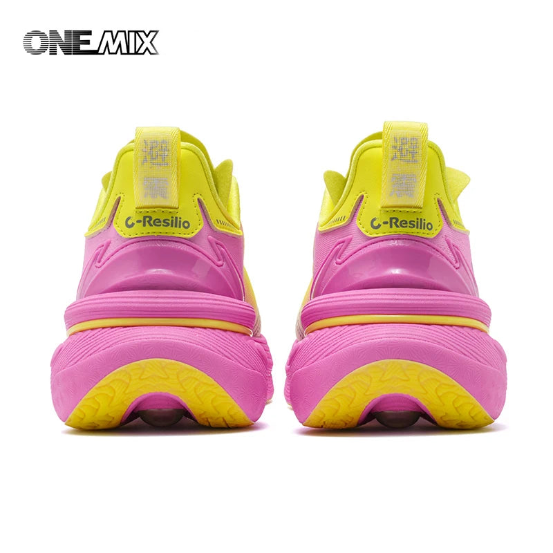 ONEMIX Nové běžecké boty s polstrováním pro ženy a muže, lehké, módní outdoorové tenisky, sportovní obuv na silnici, trénink, jogging, fitness
