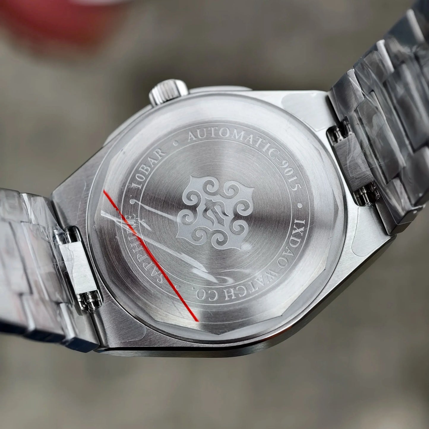 IX&DAO 2026 New Warrior 37mm Men's Automatic Mechanical Watch Enamel Plate Miyota 9015 Sapphire Stainless Steel Waterproof 10 Bar