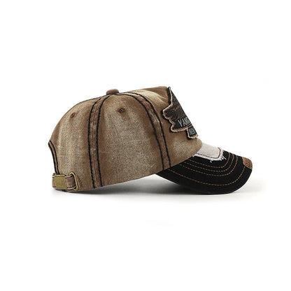 Eagle Soars In The Sky And Flies Freely Eagle Embroidered Large Head Baseball Cap With 3 Wizes To Choose From