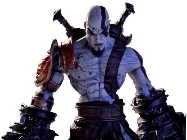 18CM Boxed NECA God of War Sparta Ghost Kratos Father Son Edition Atreus Action Doll Model Joint Mobile Toy Gift