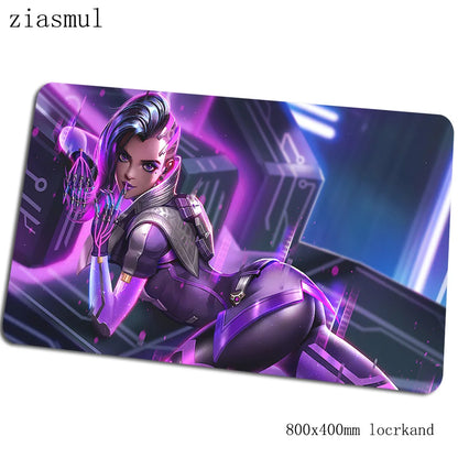 Overwatch-Mauspad 800x400x3mm – Bestseller-Computermatte, Gaming-Zubehör, großes Mauspad für Tastatur, PC-Spiele und Gamer
