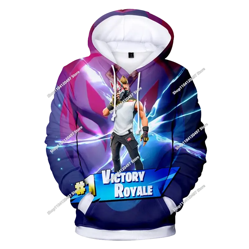 Hoodies für Jungen und Mädchen Fortnite Kinder-Pullover 3D-bedruckte Hoodies Battle Royale Herren-Hoodies Herbstmode Kinderbekleidung