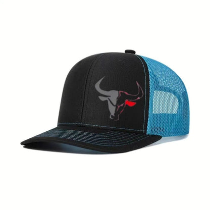 Casual Bull Head Print Summer Baseball Cap Breathable Hip Hop Sports Visor Mesh Adjustable Sun Hats Men Women