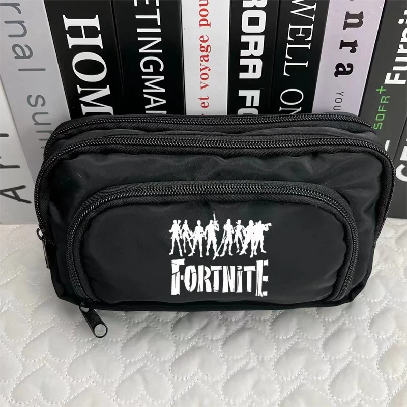 Astuccio portapenne Fortnite con motivo creativo del gioco, borsa contenitore Harajuku per ragazzi e ragazze, articoli per il ritorno a scuola, regali di compleanno e per feste