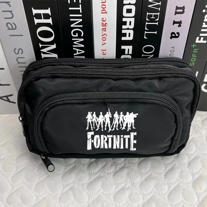 Astuccio portapenne Fortnite con motivo creativo del gioco, borsa contenitore Harajuku per ragazzi e ragazze, articoli per il ritorno a scuola, regali di compleanno e per feste