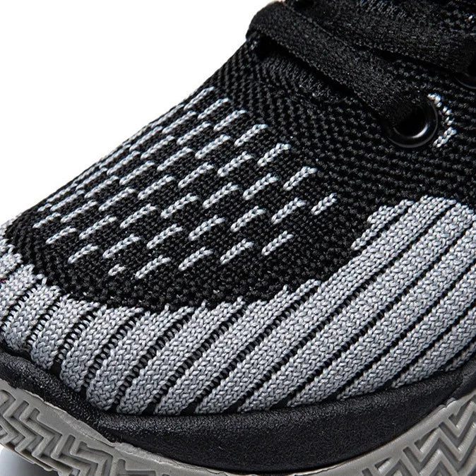 Large Size High-Top Sports Shoes Men's Casual Breathable Comfortable Thick-Soled Basketball and Running Shoes