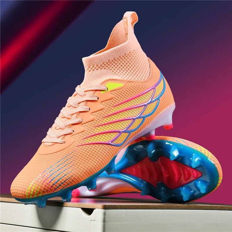 2026 New Superfly FG Football Boots Outdoor Soccer Cleats Black Shoes Soft Sport Professional Breathable Comfortable Boots