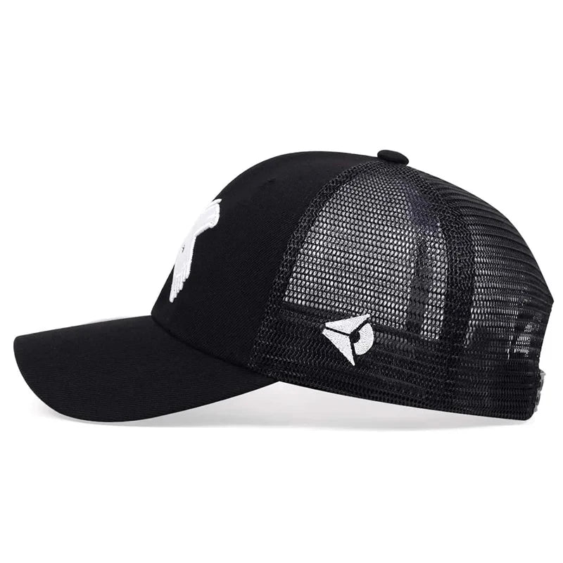 Unisex X Letter Embroidery Baseball Net Caps Spring and Summer Outdoor Adjustable Casual Hats Sunscreen Hat Sports Golf Cap