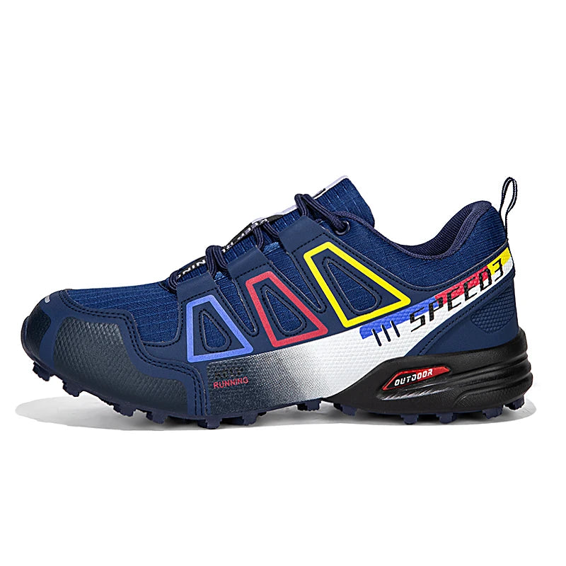 Men's Waterproof Hiking Shoes Wear-Resistant Outdoor Leather Hiking Hunting Tactical Sports Shoes