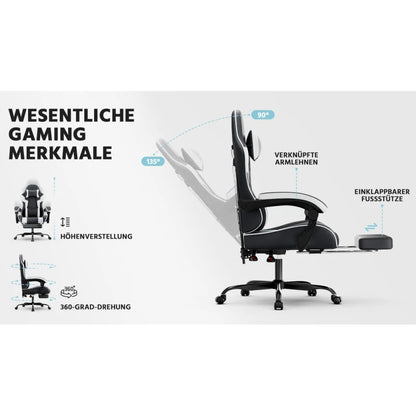 Gaming chairs, office chairs, desk chairs, and swivel chairs. Made with breathable fabric, equipped with 360° swivel casters and seats for easy movement, and featuring soft and comfortable cushions.
