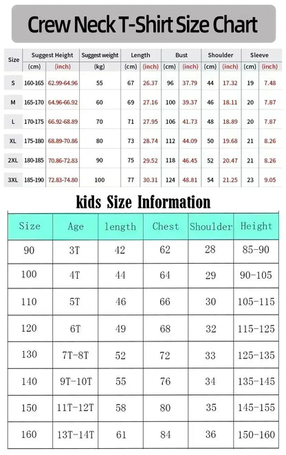 Anime Dragon Ball Cosplay T-Shirt Cotton Short Sleeve Tops Casual Loose Retro T-Shirt Men Women Family Matching Summer Outfits