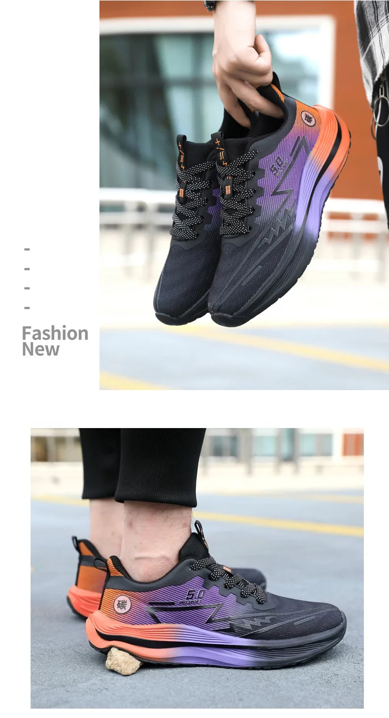 Unisex Lightweight Breathable Running Shoes Sporty Casual Low Top Flat Laced Footwear for Men And Women in Various Colors