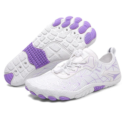 Barefoot shoes, quick-drying non-slip outdoor men's lightweight wading shoes, suitable for beaches, hiking, fitness, sports shoes size 36-4