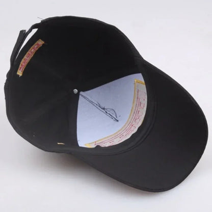 Cotton Casual Men Women Baseball Cap Embroidery Outdoor Sport Hiking Fishing Sunshade Hat Adjustable Snapback Hip Hop Gift Adult
