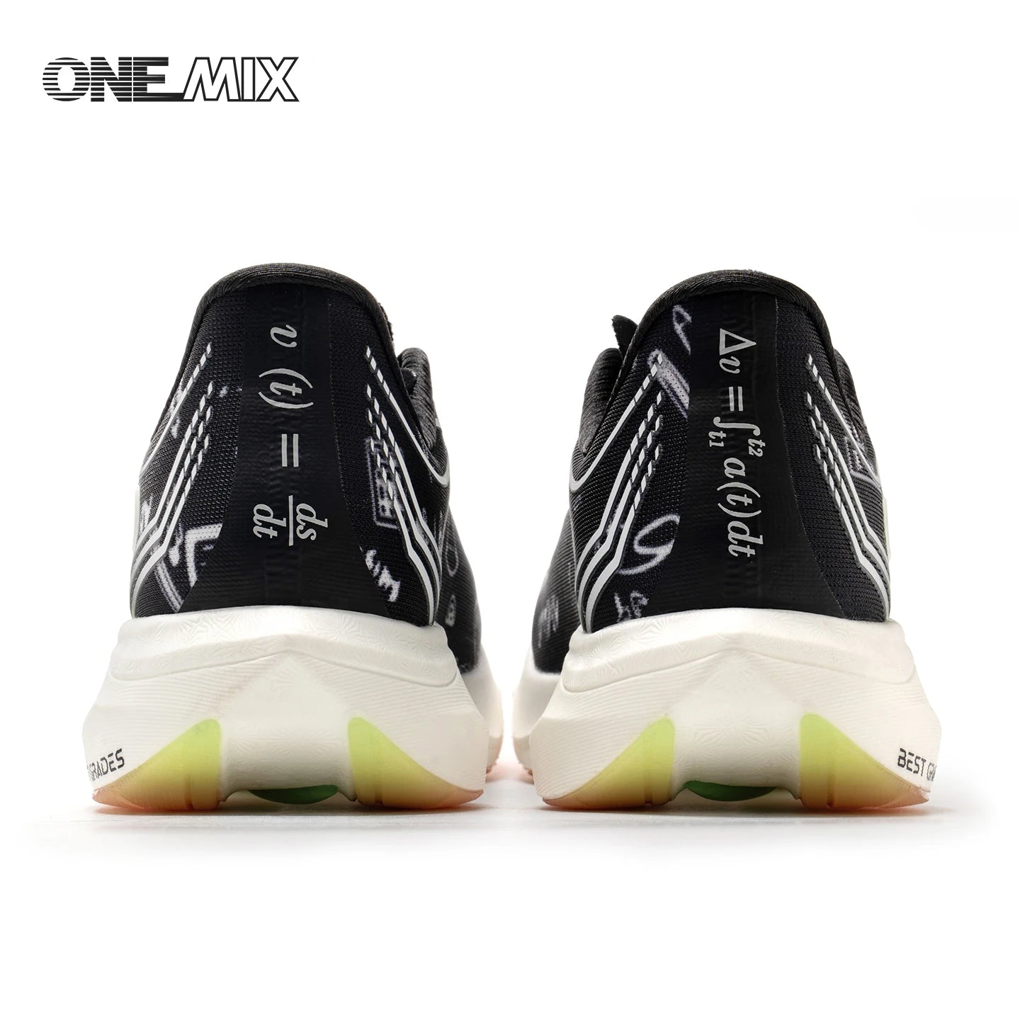 ONEMIX Sapatilhas de Corrida de Maratona em Nylon Carbon Board, Alívio de Impacto, Suporte Estável Profissional, Ressalto Ultraligeiro