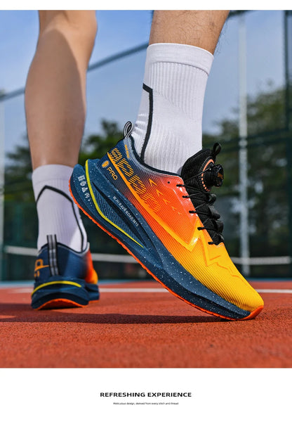 Men Marathon Running Shoes Carbon Board Speciality Sports Breathable Lightweight Women's Comfortable Athletic Nonskid Sneakers